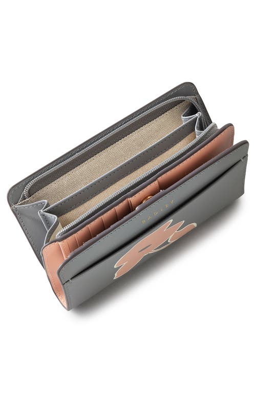 Radley Liverpool Lane Bloom Medium Leather Bifold Wallet In Multi