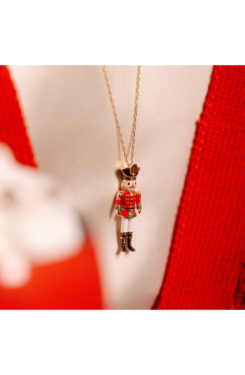 Bill Skinner Studio Nutcracker Pendant, Alternate, color, Nutcracker