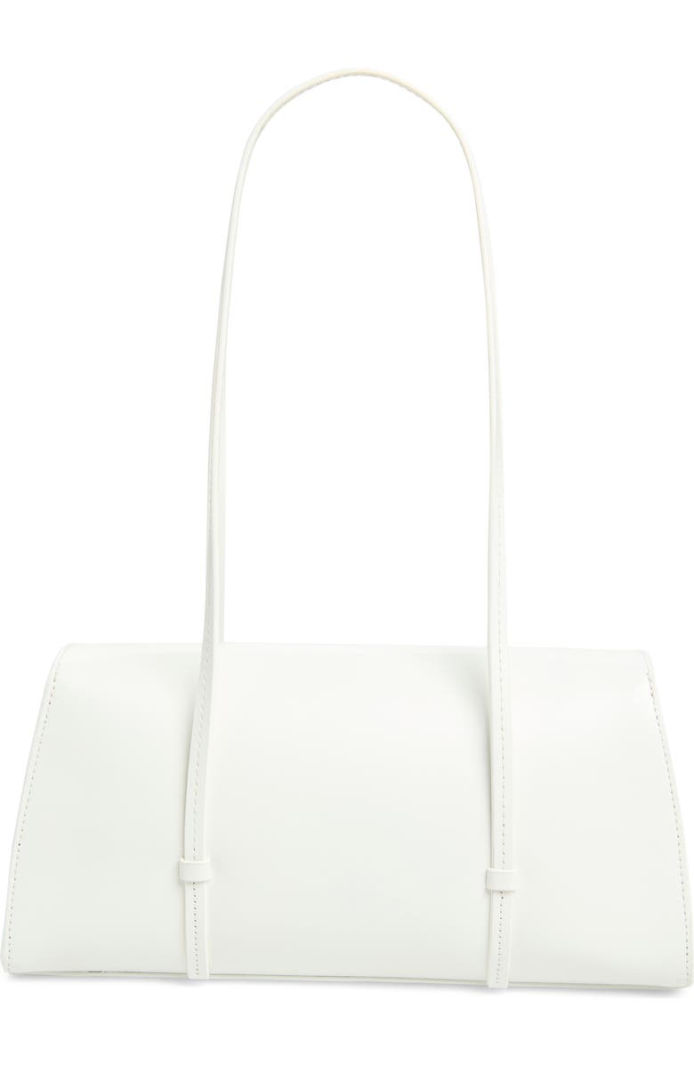 Reformation Elena Leather Shoulder Bag, Alternate, color, White Leather