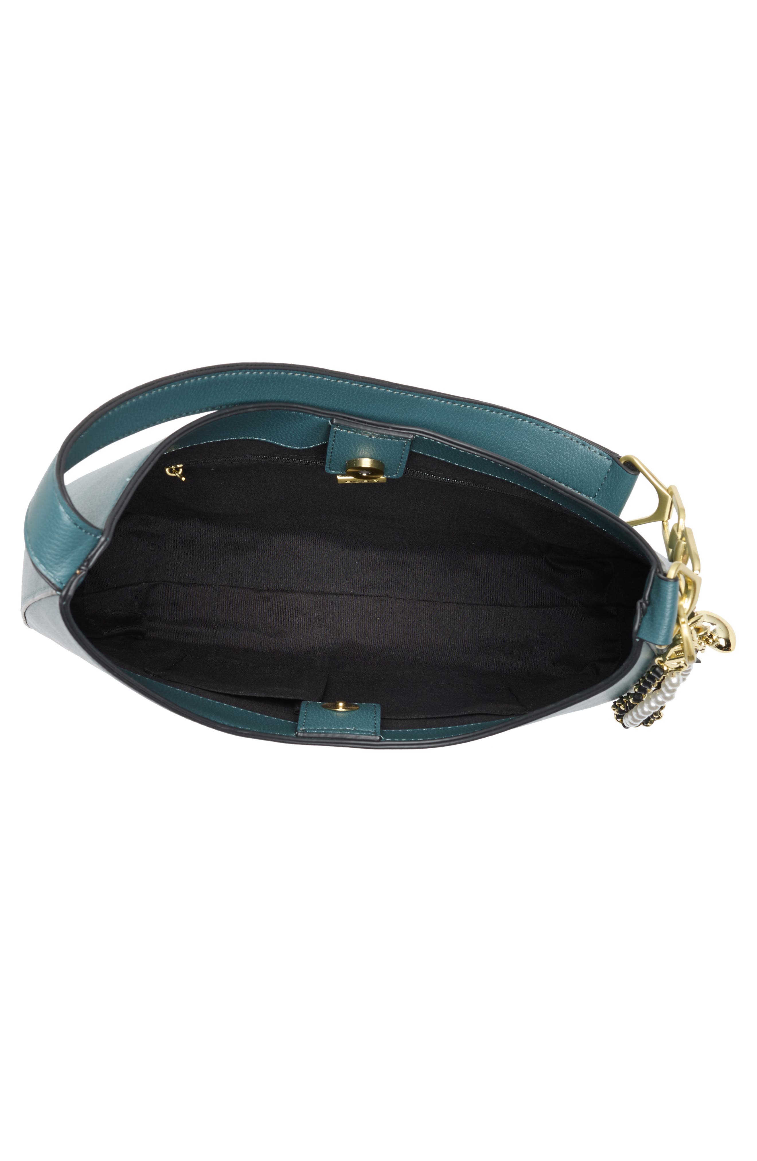 BCBG Asymmetric Hobo Bag, Alternate, color, Jade Green
