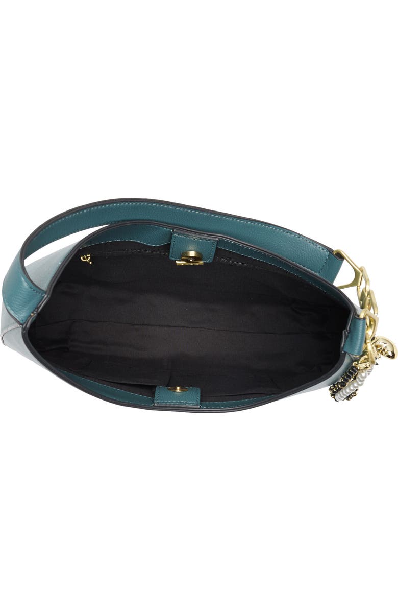 BCBG Asymmetric Hobo Bag, Alternate, color, Jade Green