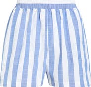 SUGARLIPS Fays Stripe Tayler Smocked Shorts