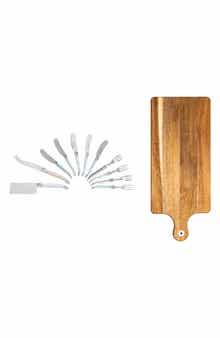 FRENCH HOME Laguiole Cheese Board & Tools Set