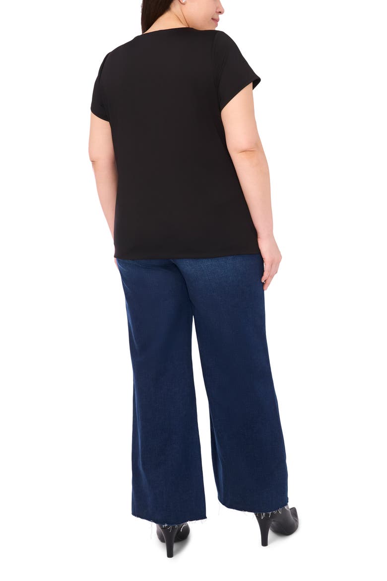 Rhinestone Compression T-Shirt, Alternate, color, RICH BLACK