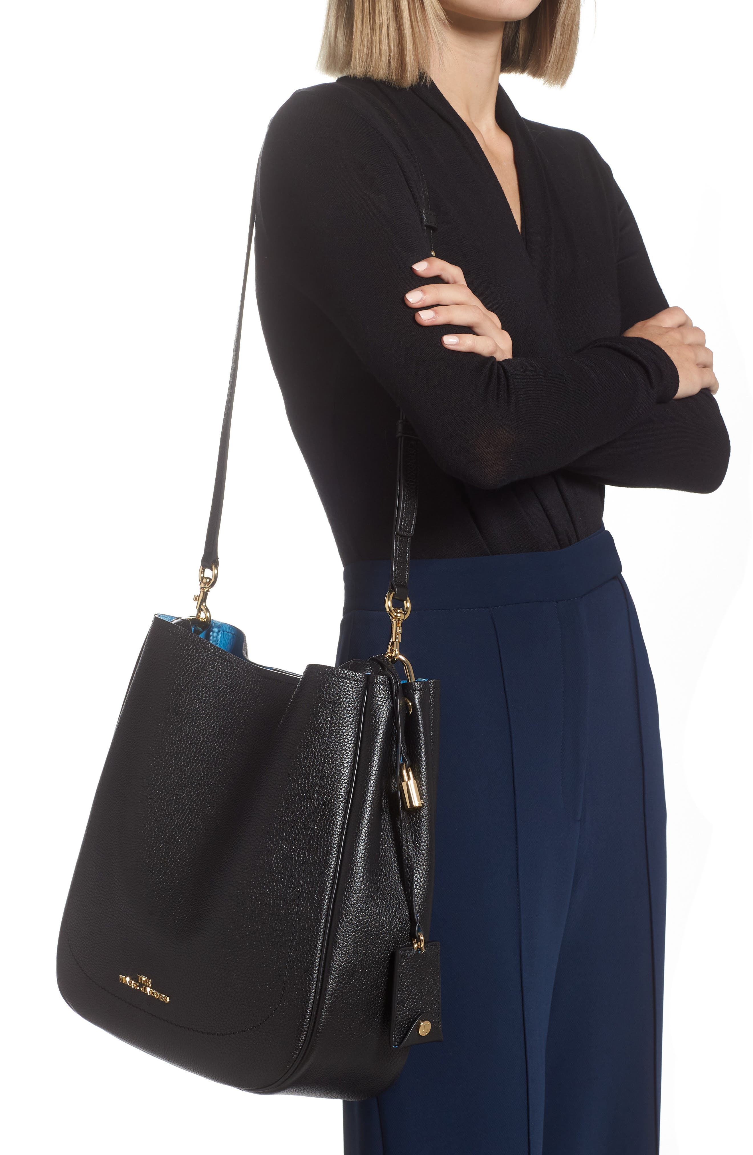 Marc Jacobs The Director Hobo Leather Handbag, Alternate, color, 