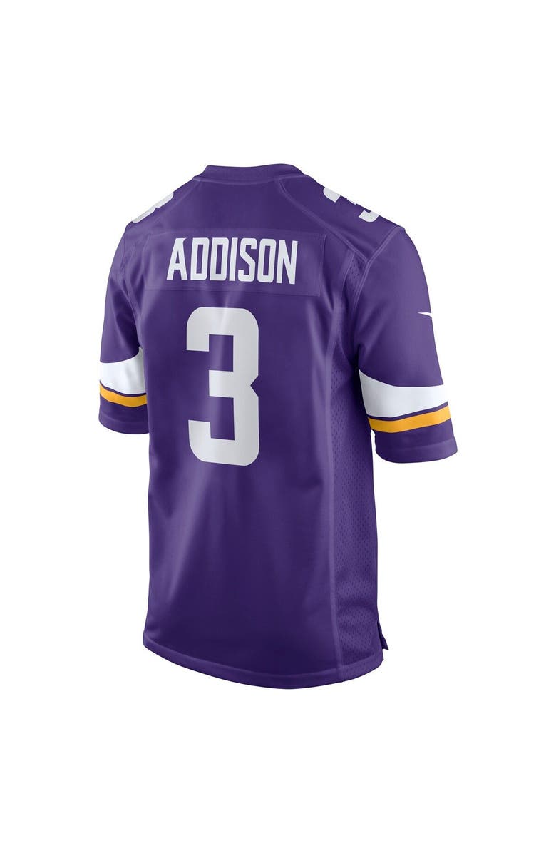 Nike Men's Nike Jordan Addison Purple Minnesota Vikings 2023 NFL Draft First Round Pick Game Jersey, Alternate, color, Purple