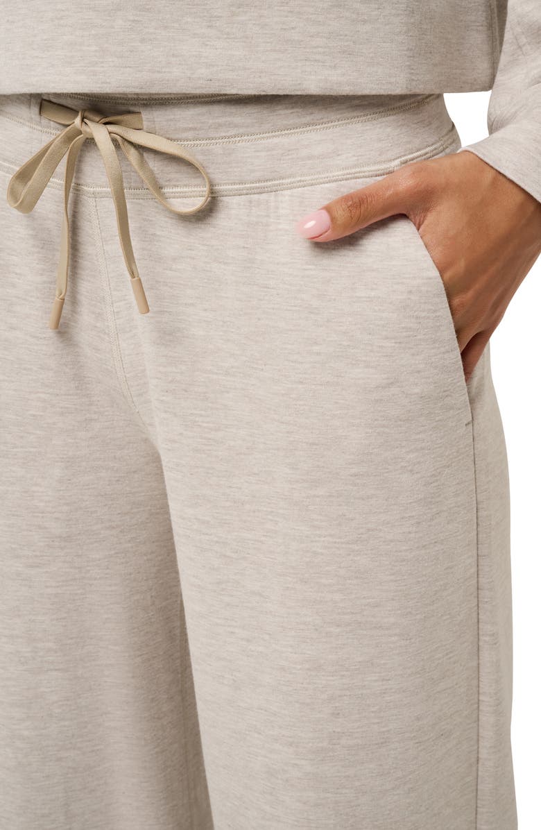 TravisMathew Skyloft Soft Wide Leg Pants, Alternate, color, Heather Savannah Tan