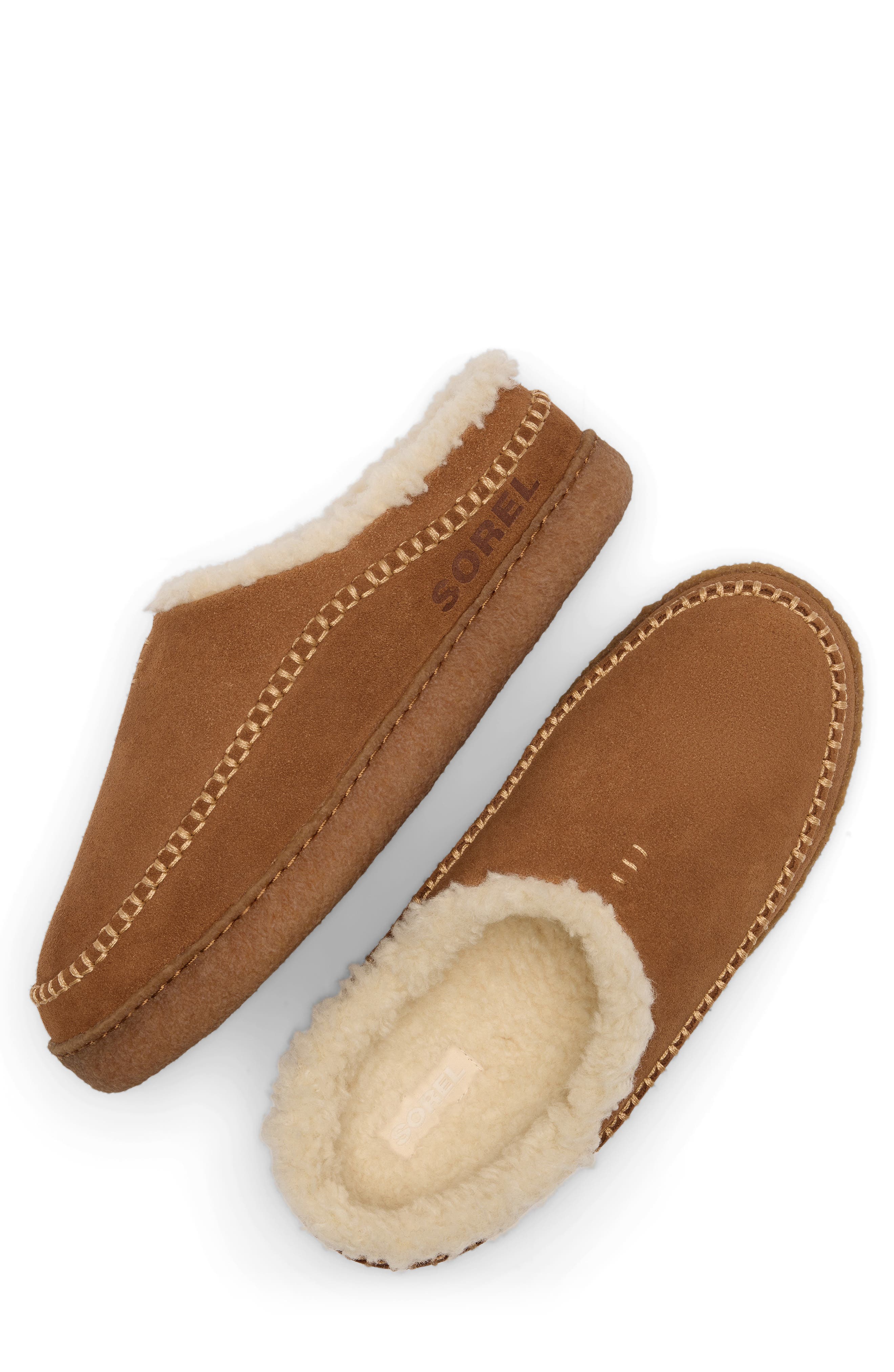 Falcon Ridge III Slipper, Alternate, color, VELVET TAN/ CURRY