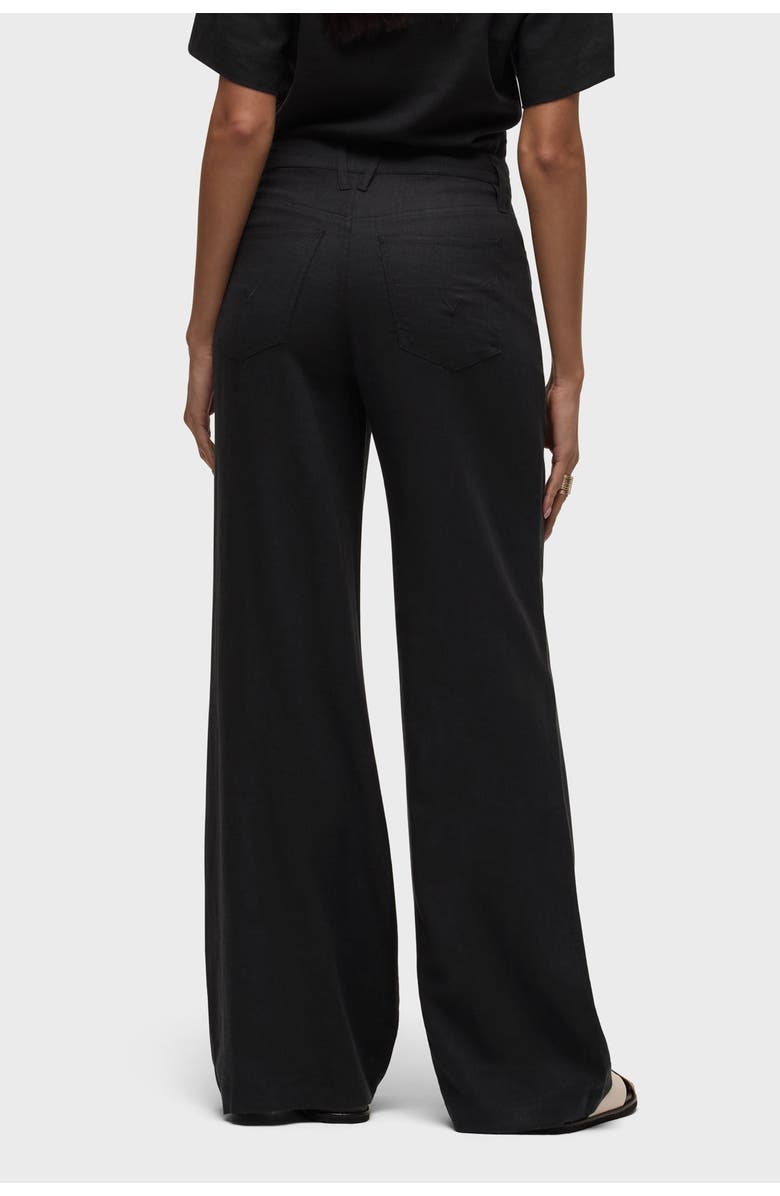 Hudson Jeans jodie loose fit wide leg, Alternate, color, Black