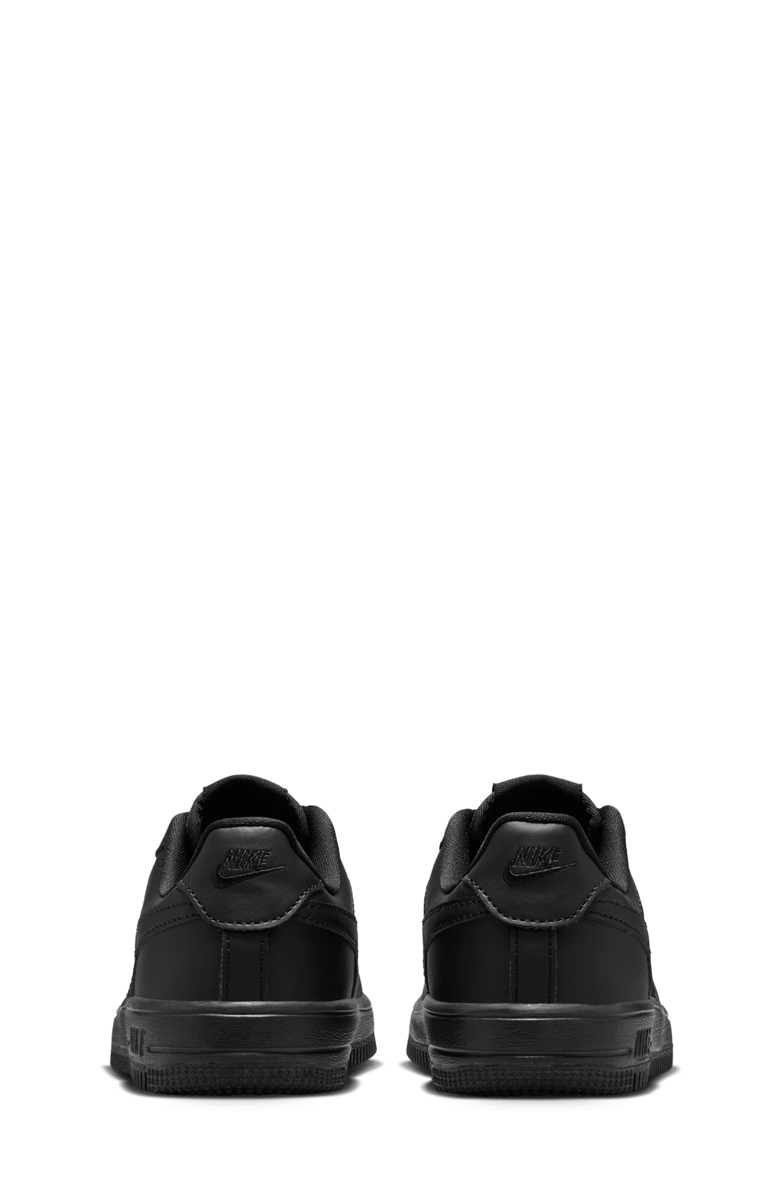 Nike Kids' Air Force 1 Sneaker, Alternate, color, 001 Black/Black