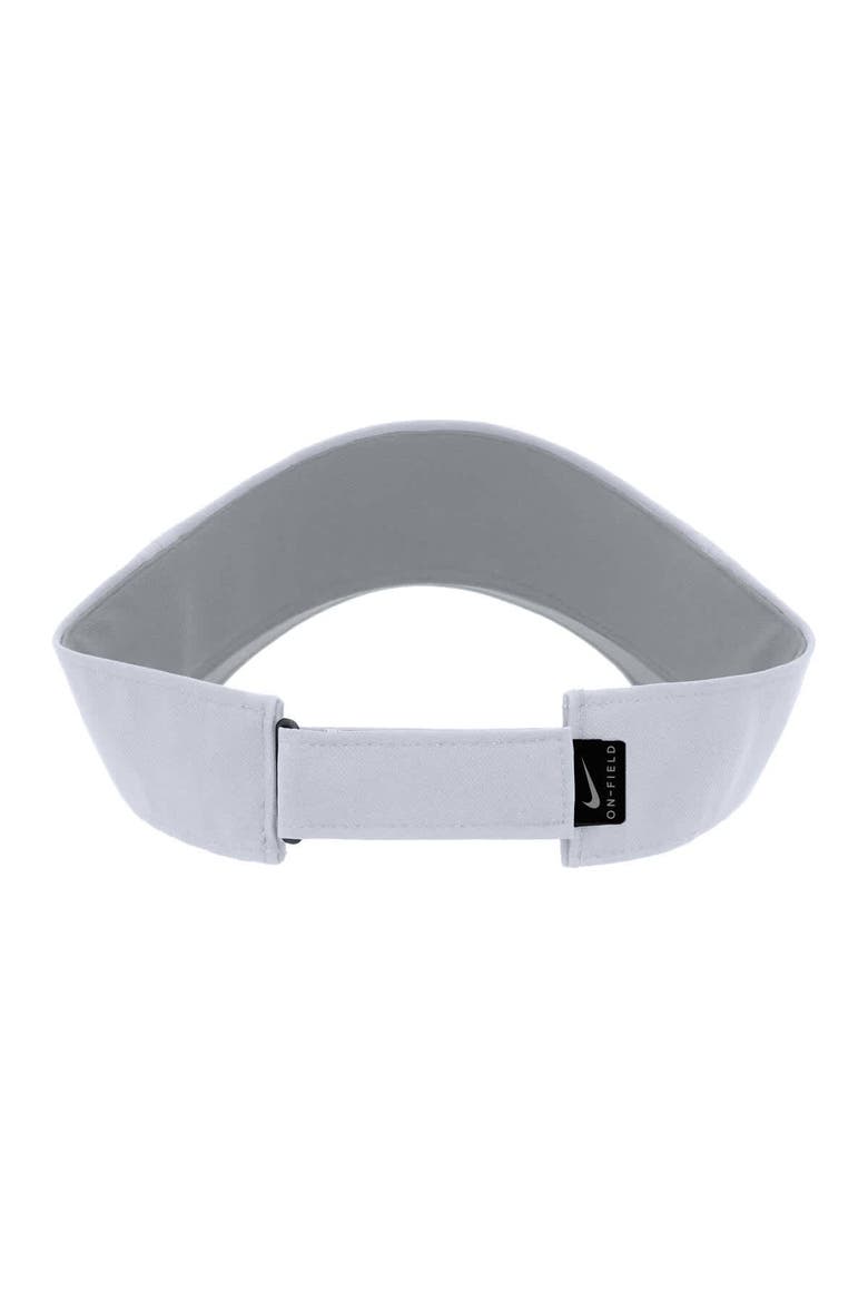 Men's Nike White Vanderbilt Commodores 2025 On-Field Ace Performance Adjustable Visor, Alternate, color, White