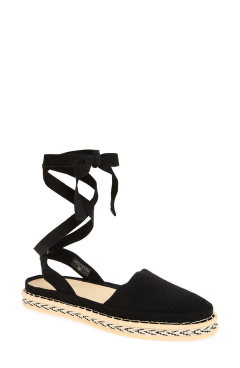 The d'Orsay Ankle Tie Espadrille Flat (Women)