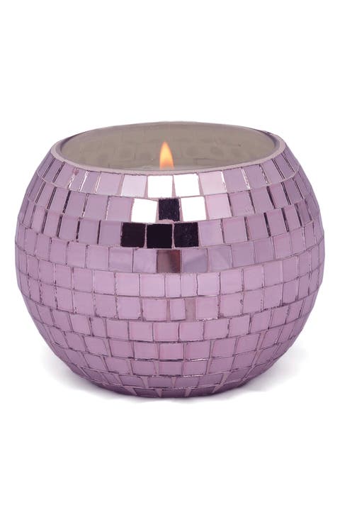 Magique Lavender Fern Disco Ball Candle