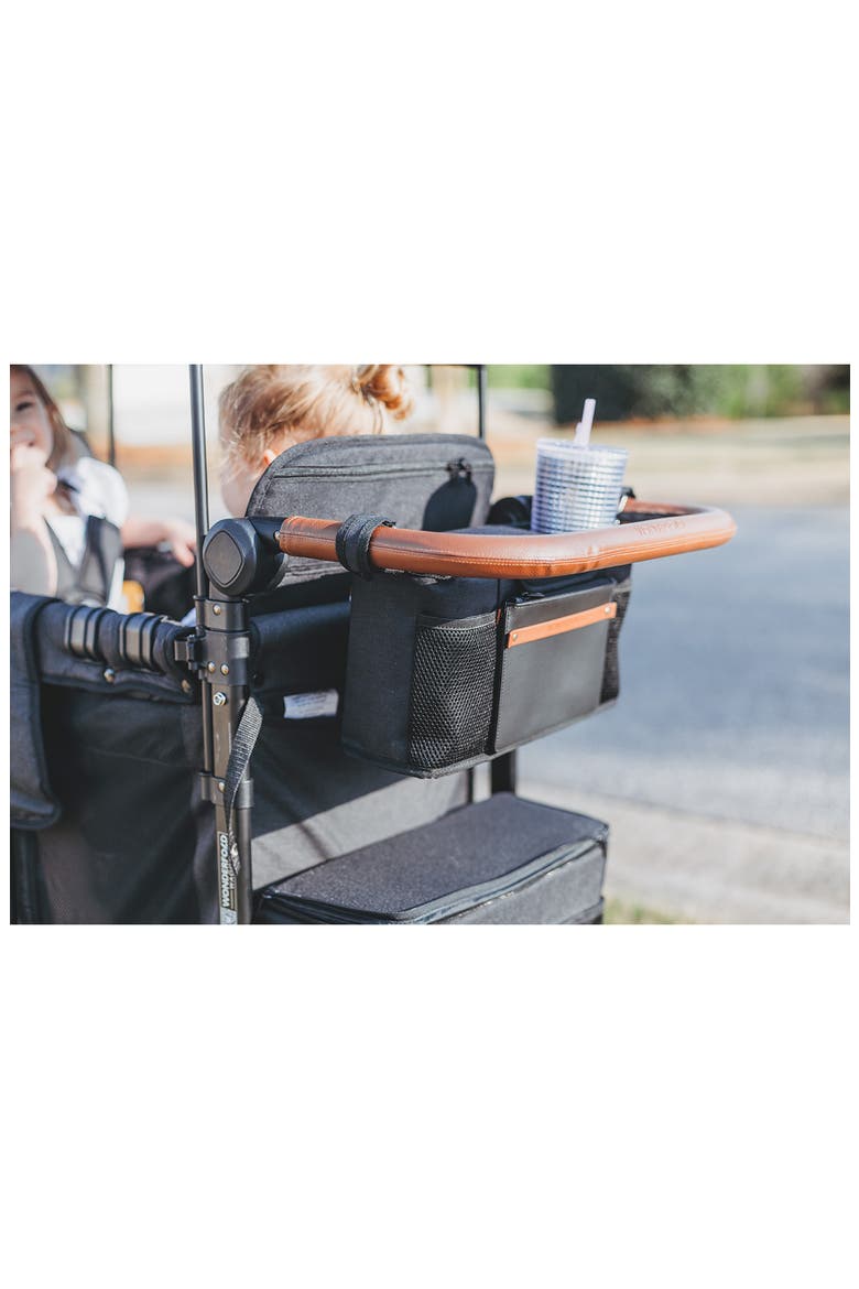 Parent Console with Four Insulated Cup Holders, Alternate, color, JET BLACK