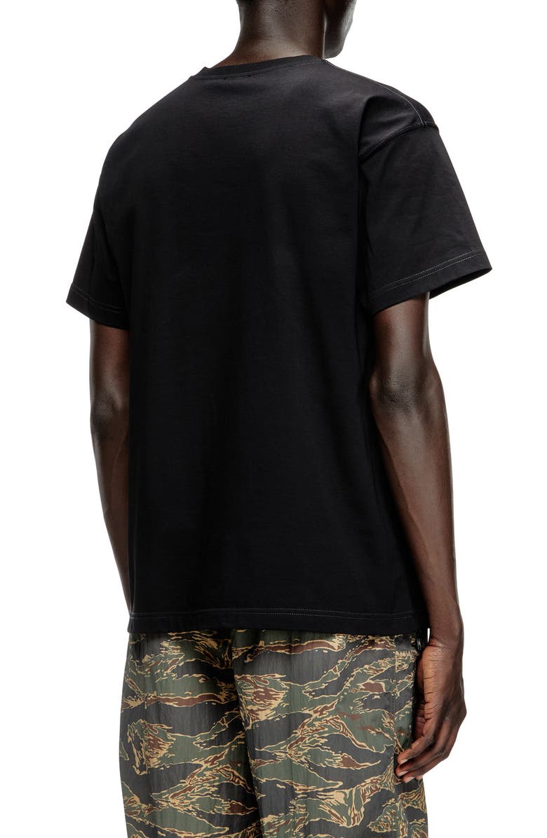 DIESEL<sup>®</sup> T-Norm Graphic T-Shirt, Alternate, color, Deep/ Black