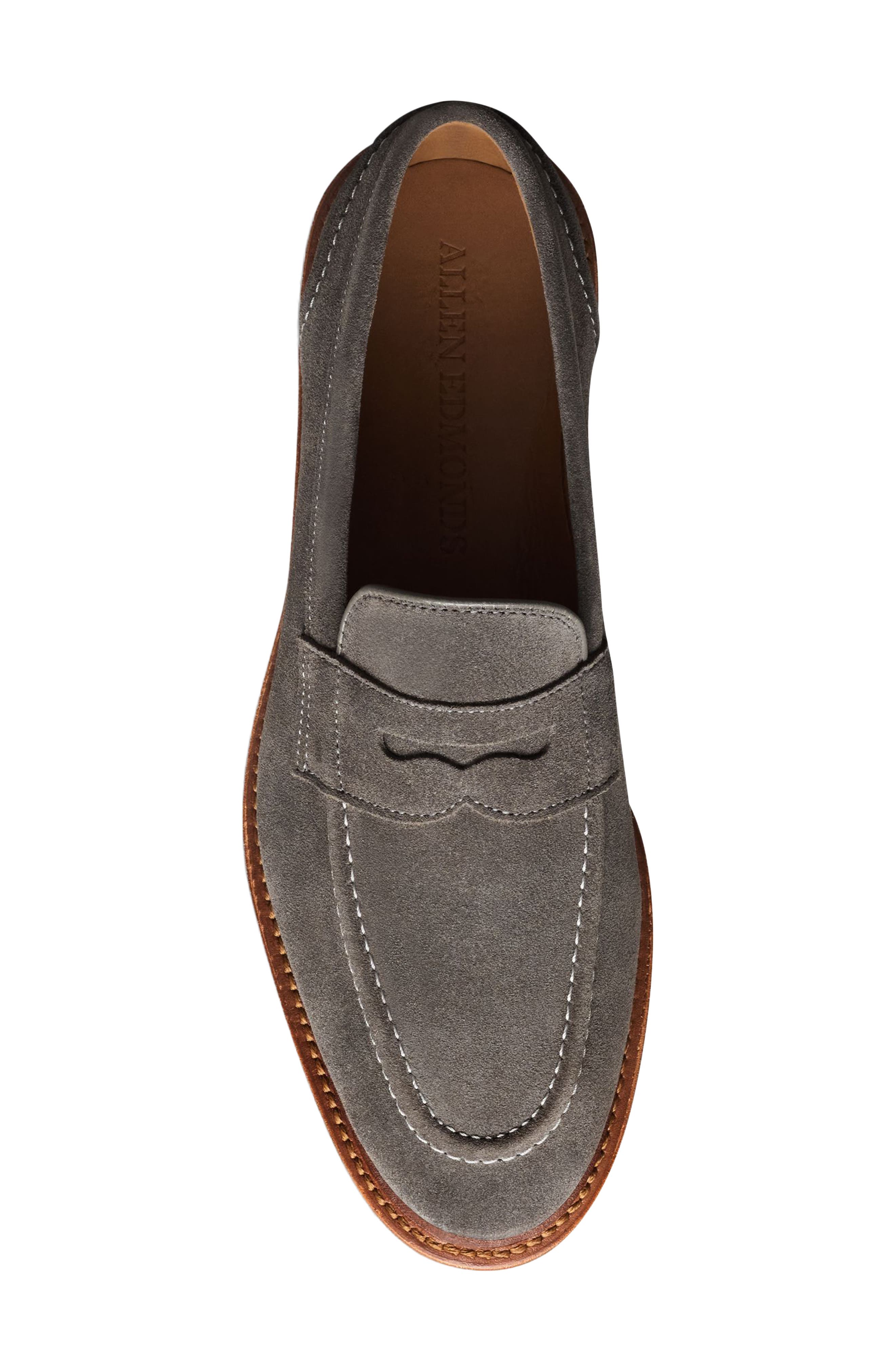 Allen Edmonds Randolph Verse Penny Loafer, Alternate, color, Grey