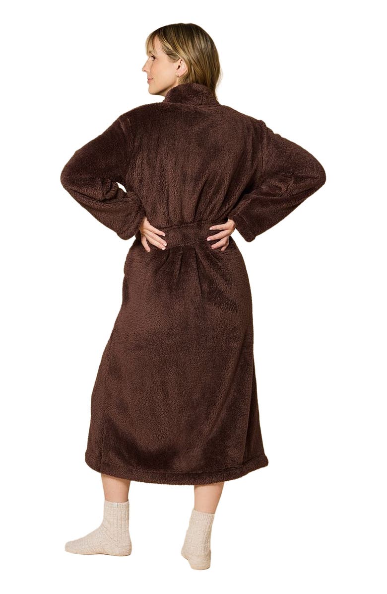 Softies DreamPlush Wrap Robe, Alternate, color, Espresso