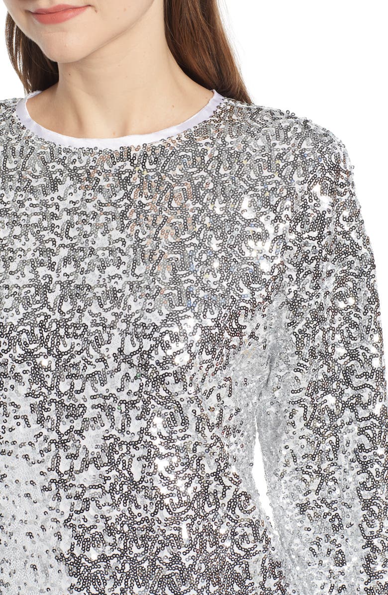 Something Navy Sequin Sweatshirt, Alternate, color,