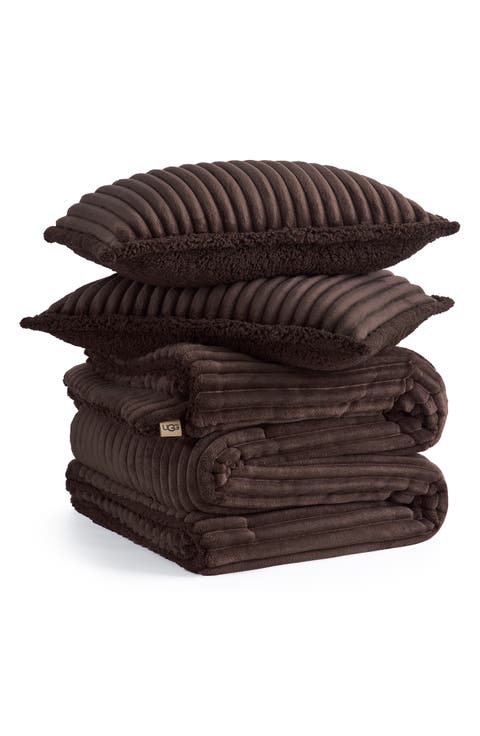 Avery Faux Shearling Comforter & Shams Set