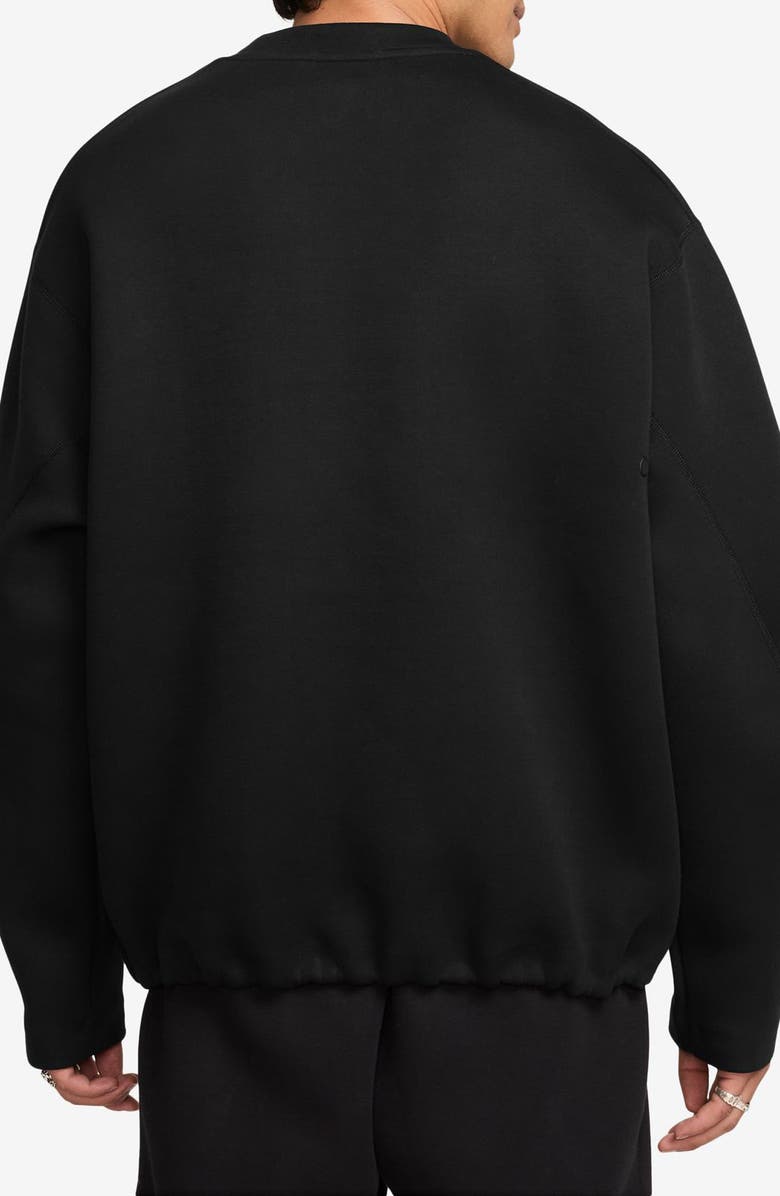 Nike Tech Fleece Sweatshirt, Alternate, color, Black/ Black