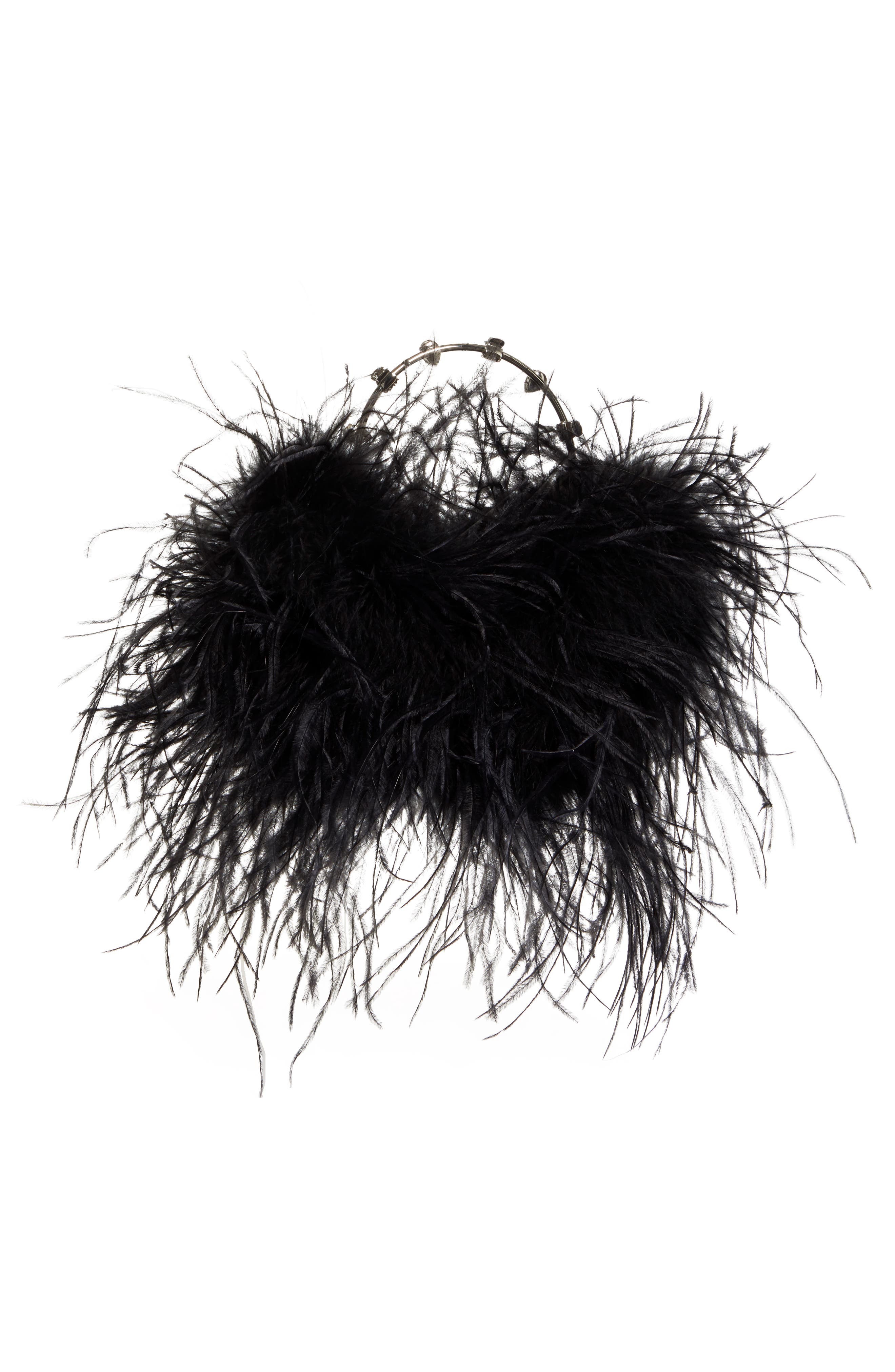 L’alingi L'alingi Feather Top Handle Bag, Alternate, color, 