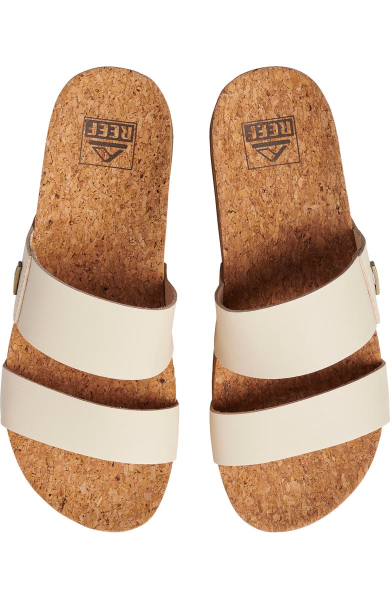 Reef Cushion Vista Higher Platform Slide Sandal, Alternate, color, Vintage Tan