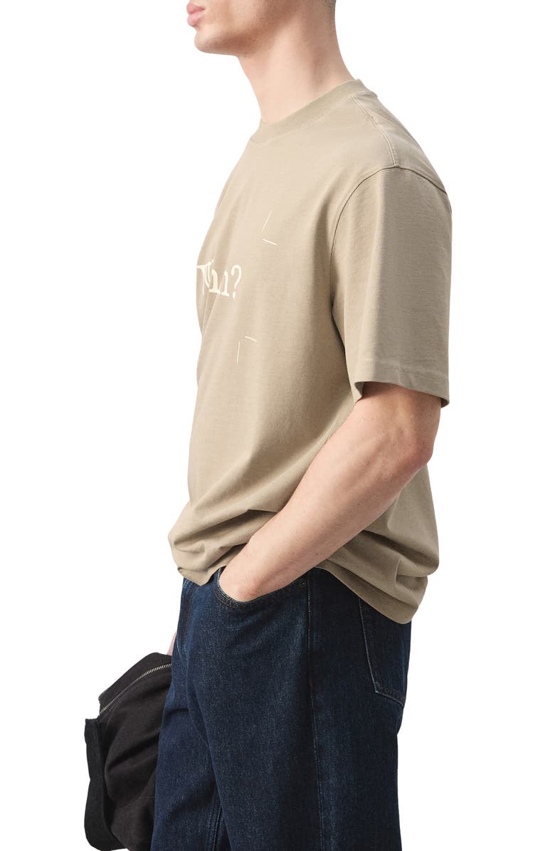 MANGO x Fantastic Man When? Graphic T-Shirt, Alternate, color, Beige