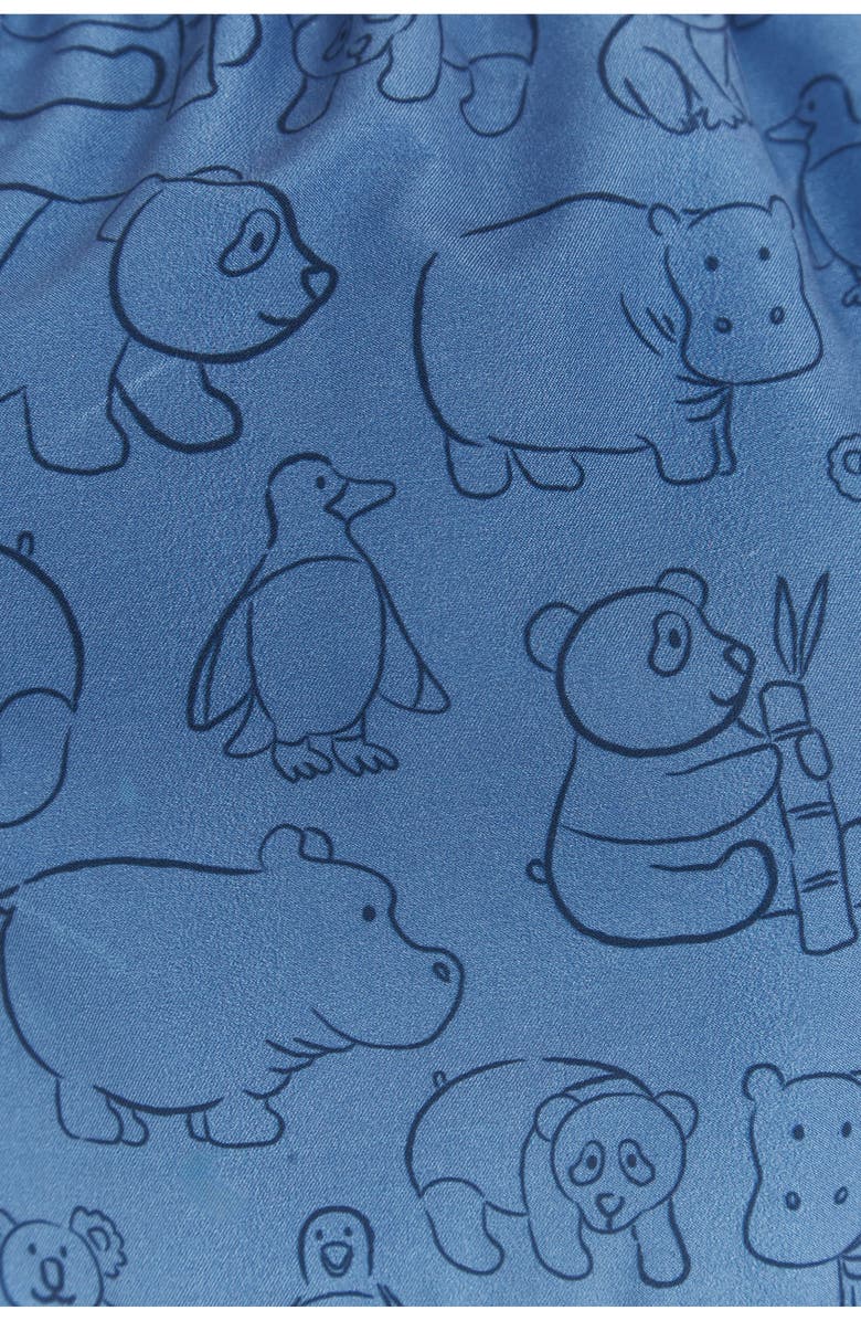 Babycottons Premium Quality Panda Swim Trunks for Toddler, Alternate, color, Blue