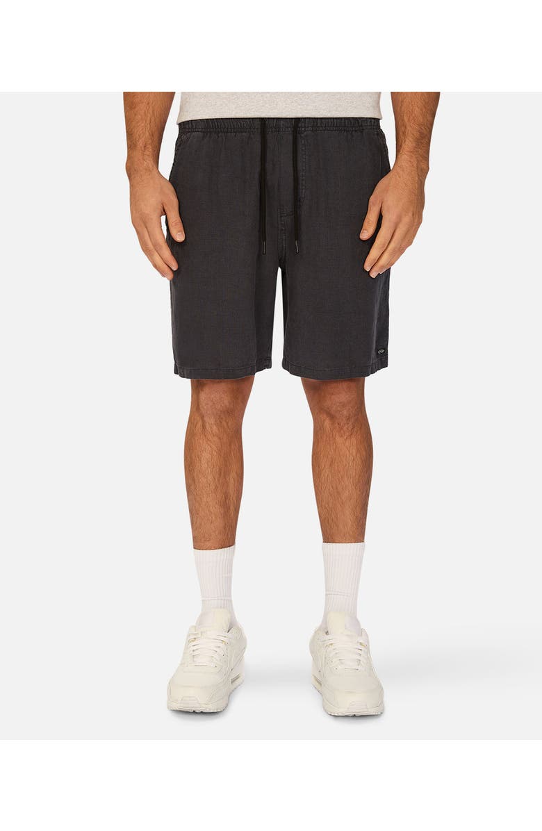 Industrie Australia The Marina Linen Short, Main, color, Dark Navy