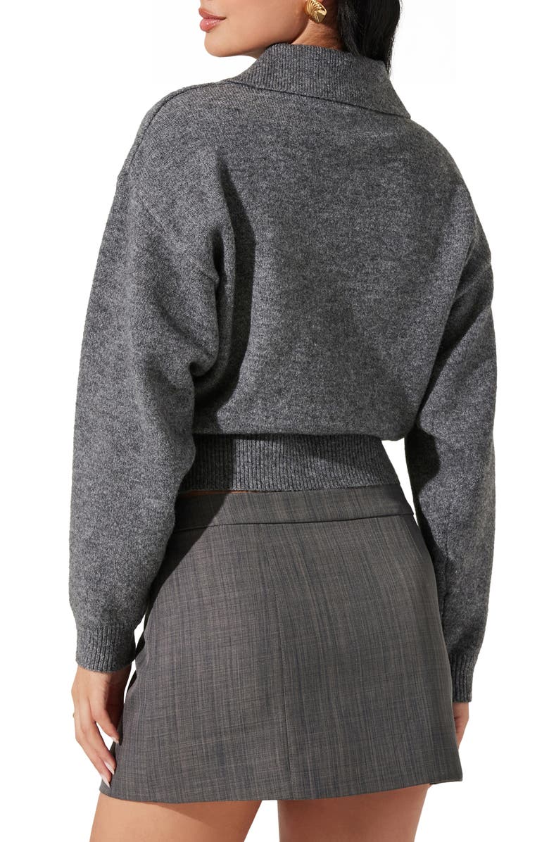 Crop Polo Sweater