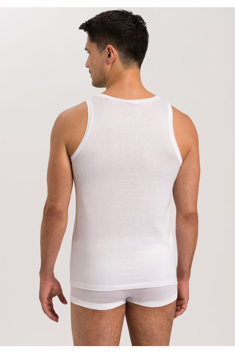 Cotton Sporty Cotton Tank Top, Alternate, color, White