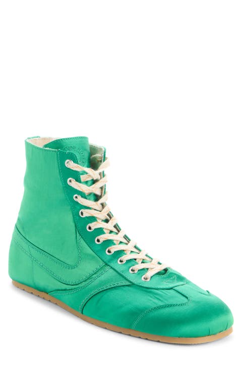 Soft & Slim Satin High Top Sneaker (Men)