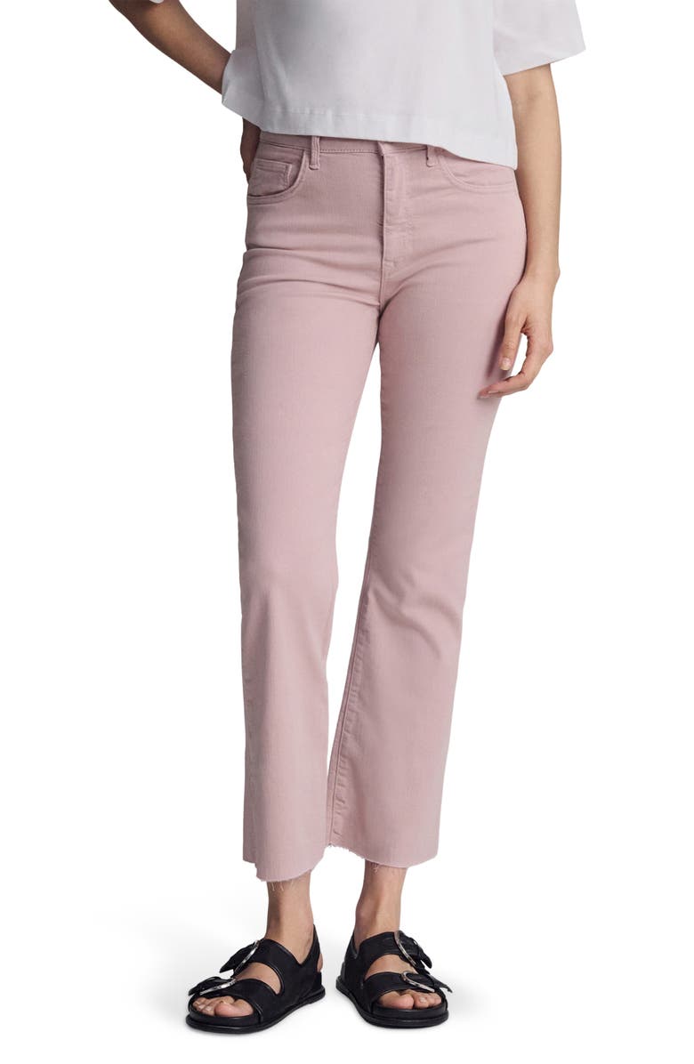 Mavi Jeans Anika Raw Hem Ankle Flare Leg Jeans, Main, color, Woodrose