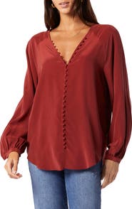 Joie Shariana Silk Georgette Blouse
