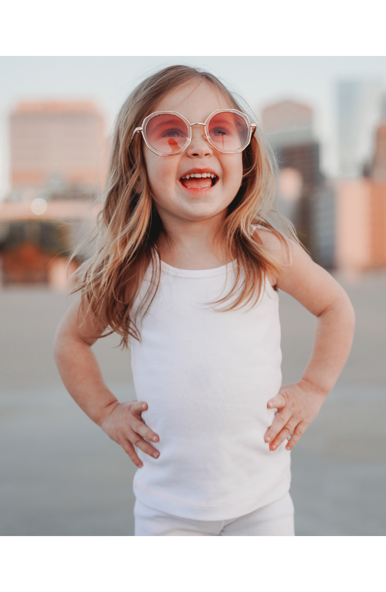 CITY THREADS Girls Soft Cotton Camisole, Alternate, color, Heather Gray