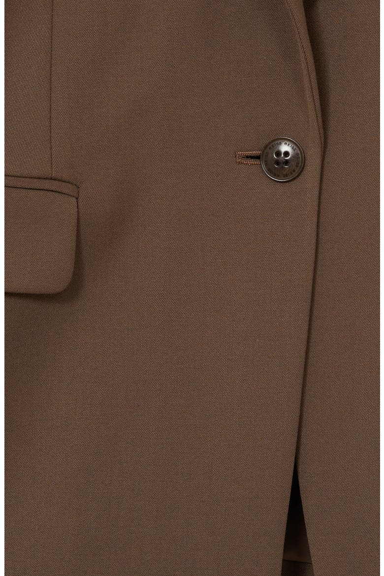 Gabi Peak Lapel Blazer, Alternate, color, MINK NEUTRAL