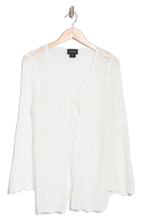 FORGOTTEN GRACE FORGOTTEN GRACE OPEN STITCH TIE TOP