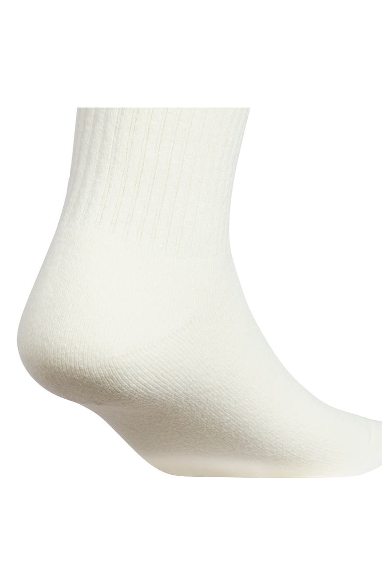 adidas Gender Inclusive Assorted 3-Pack Originals Comfort Crew Socks, Alternate, color, Cream White