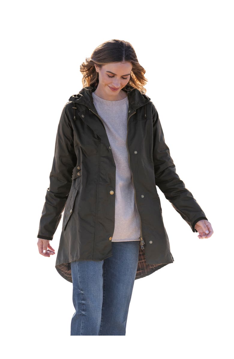 Celtic 
Co. Wax Riding Coat, Main, color, Dark Brown