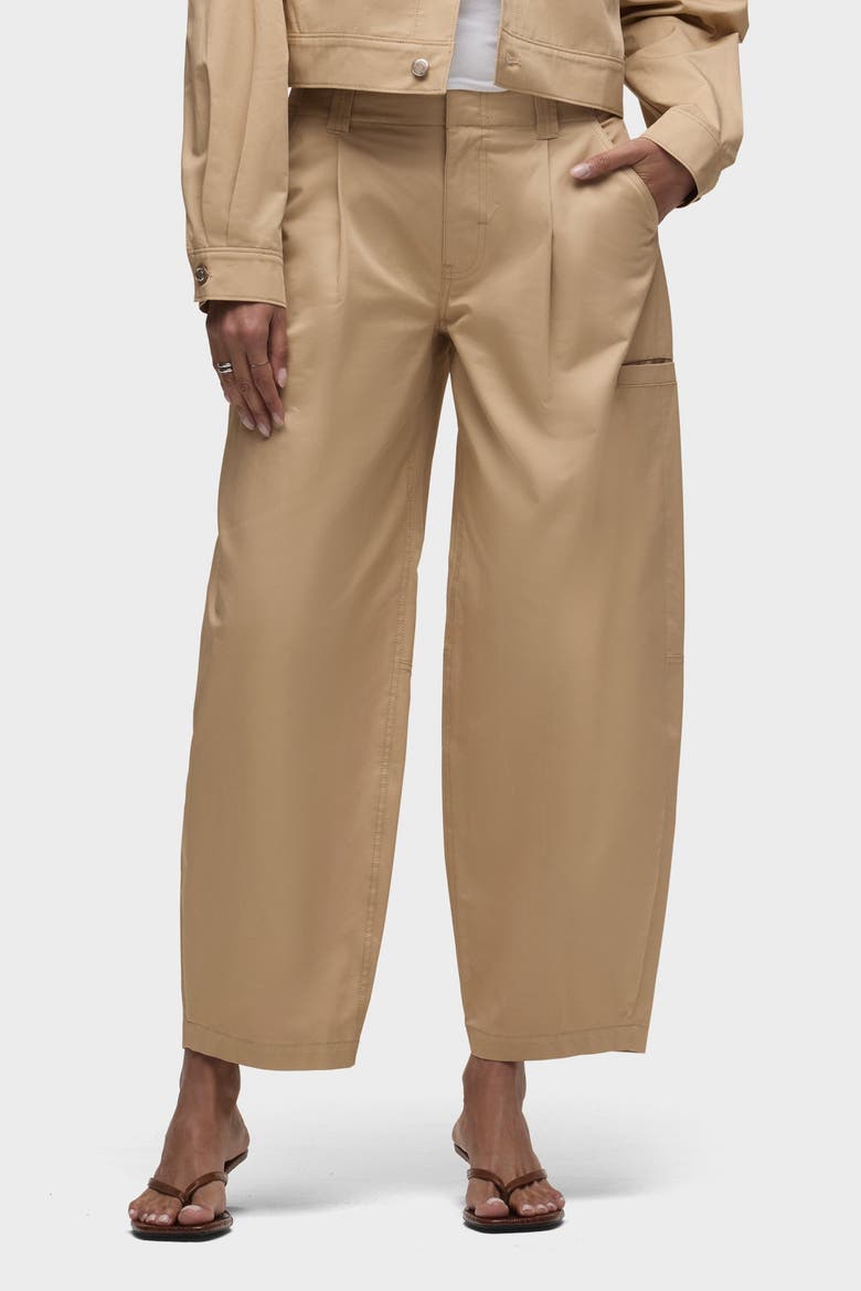 Utility Trouser Pant, Alternate, color, ALMOND