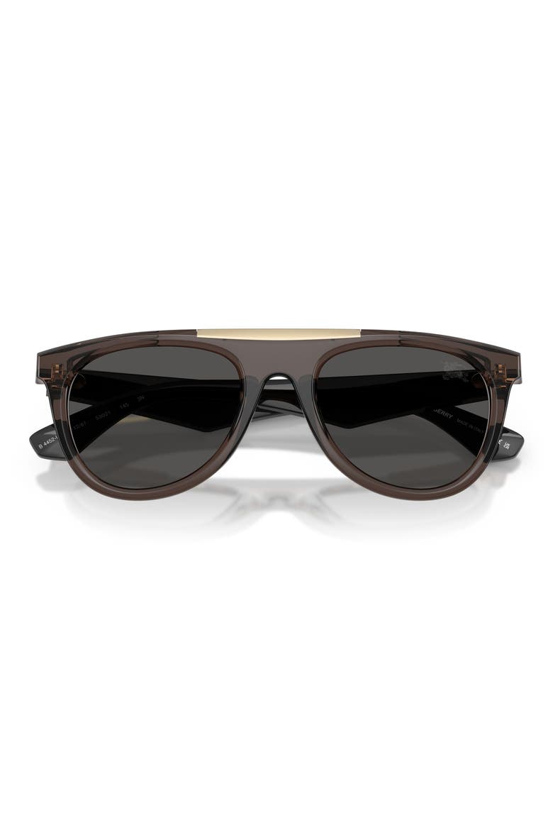 53mm Pilot Sunglasses, Alternate, color, GREY