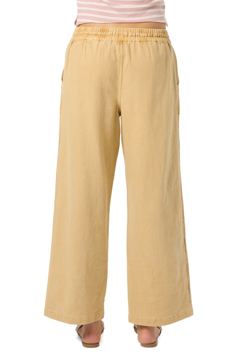 O'Neill Sevie 2 Drawstring Cotton Twill Pants, Alternate, color, Warm Sand