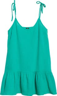 Monrow Easy Organic Cotton Gauze Slipdress