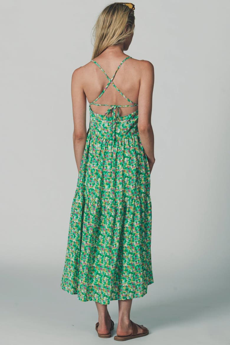 The Leora Dress, Alternate, color, Green/Pink Multi