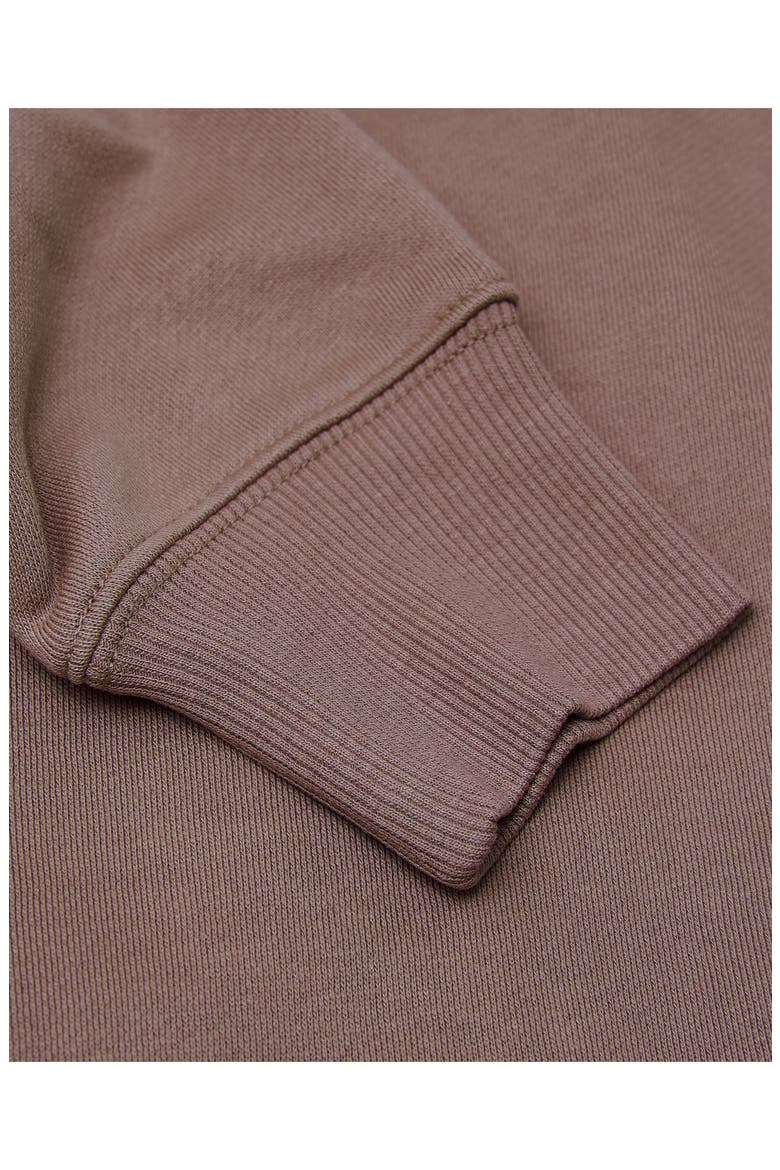 Fleece Crewneck Sweatshirt, Alternate, color, SLATE MAUVE