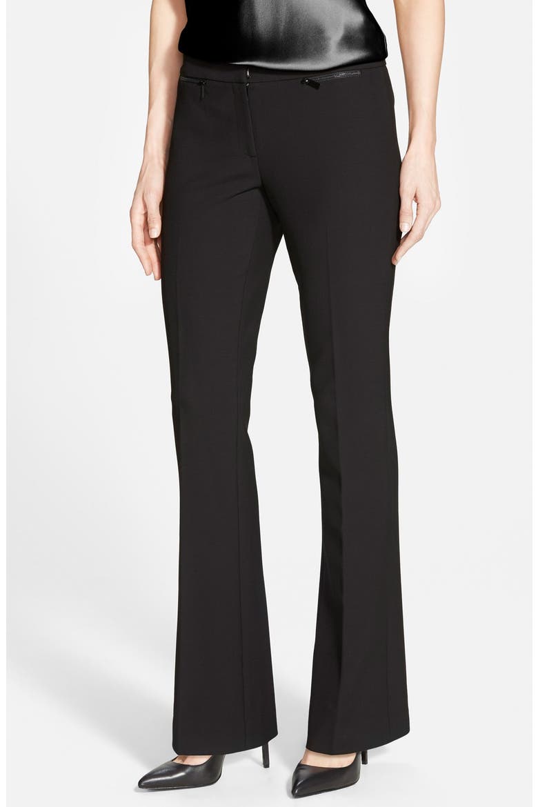 Bootcut Pants, Main, color, BLACK