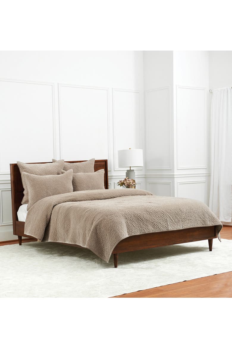 26" x 26" Vela Fawn Cotton Euro Sham, Alternate, color, Brown