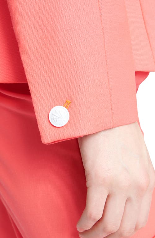 Rag & Bone Lexington Stretch Wool Twill Blazer In Orange