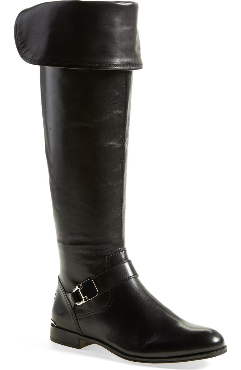 COACH 'Madeleine' Over the Knee Leather Boot, Alternate, color,