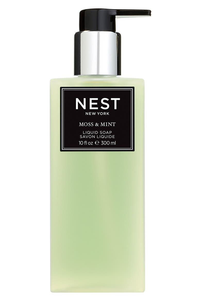 Moss & Mint Liquid Hand Soap, Main, color, NO COLOR